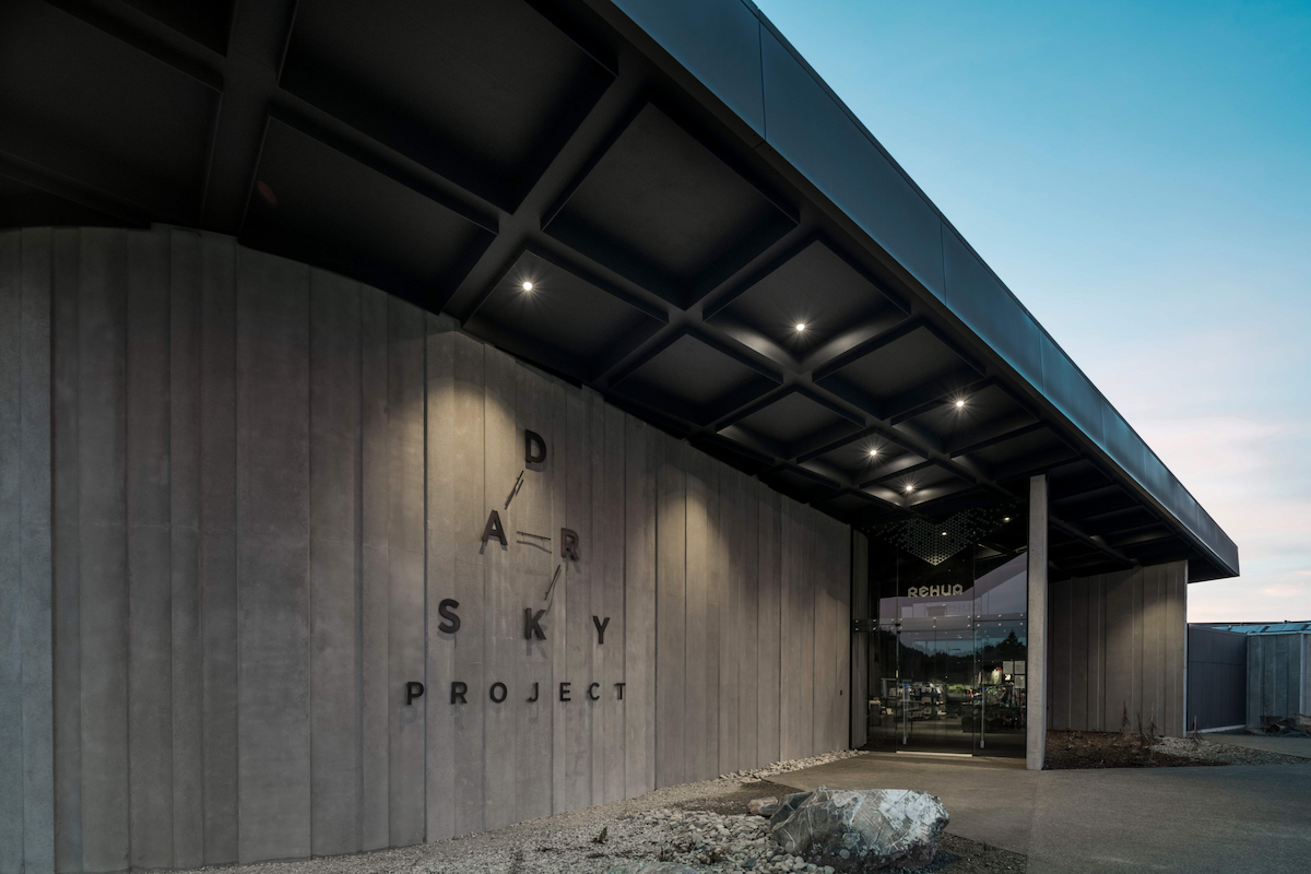 Entranceway of the Dark Sky Project Base in Tekapo